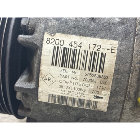 Compresseur clim RENAULT TRAFIC 2 Photo n°1