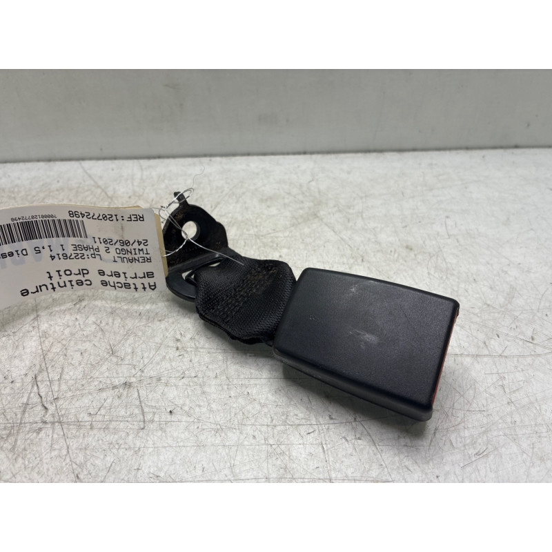 Attache ceinture arriere droit RENAULT TWINGO 2 Photo n°4