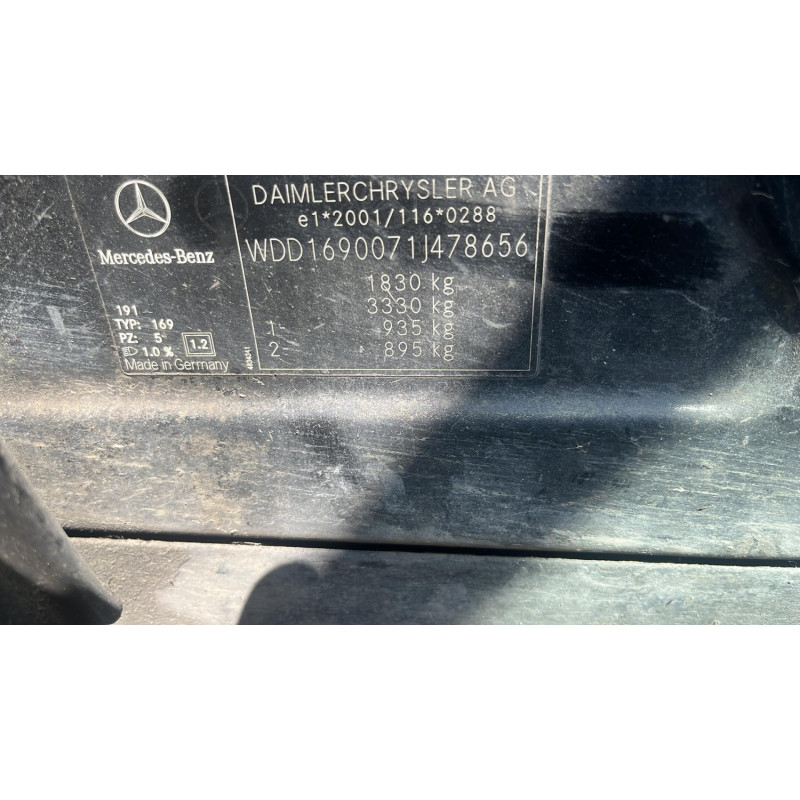 Porte arriere gauche MERCEDES CLASSE A 169 Photo n°8
