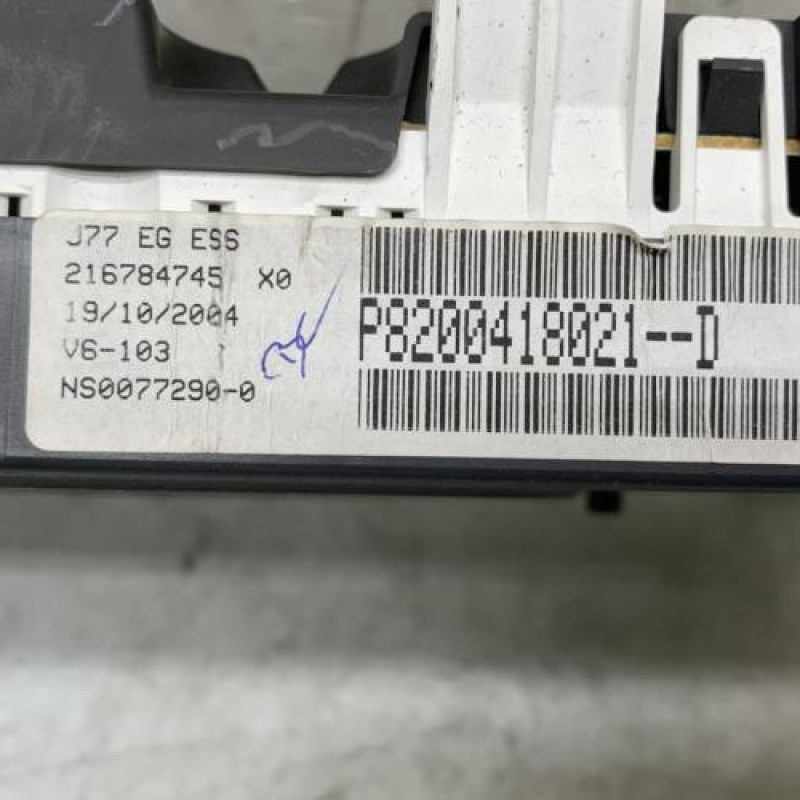 Compteur RENAULT MODUS Photo n°4