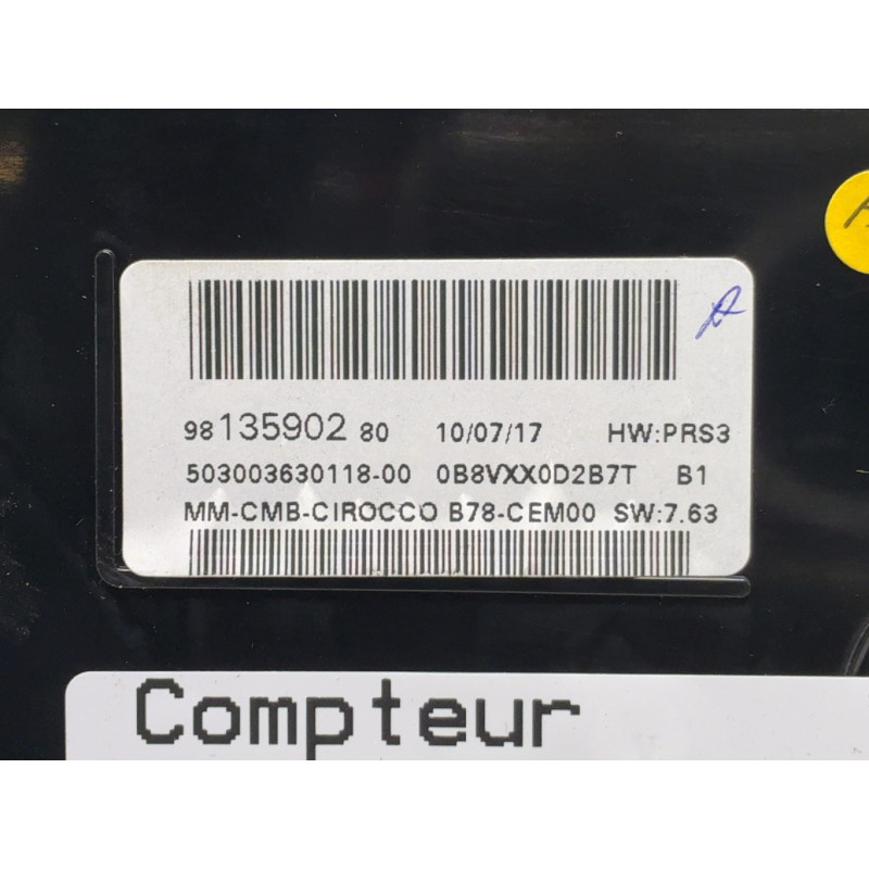 Compteur CITROEN C4 PICASSO 2 Photo n°5