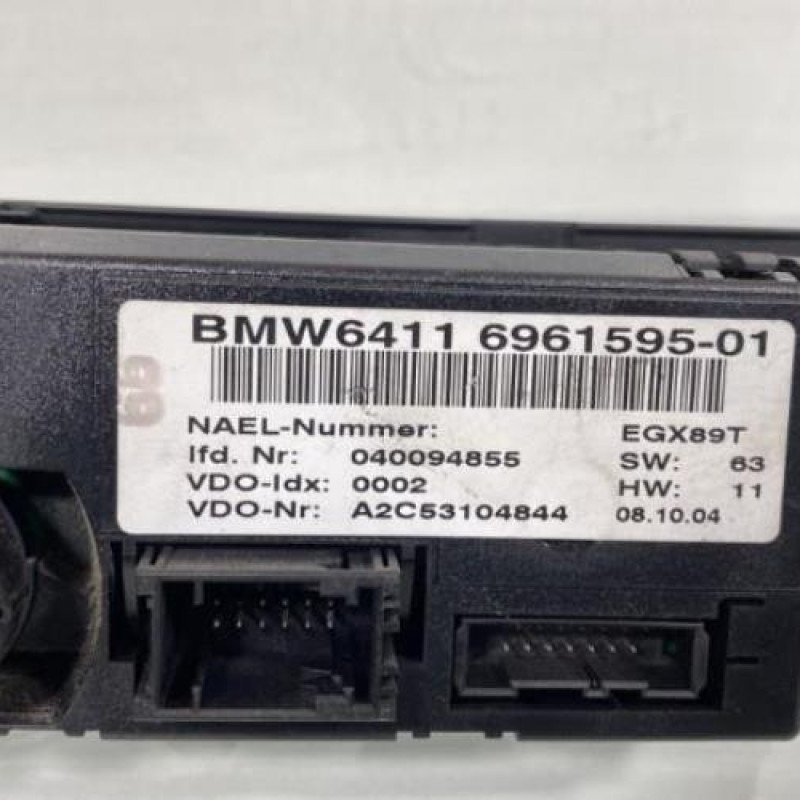 Commande chauffage BMW SERIE 1 E87 Photo n°3