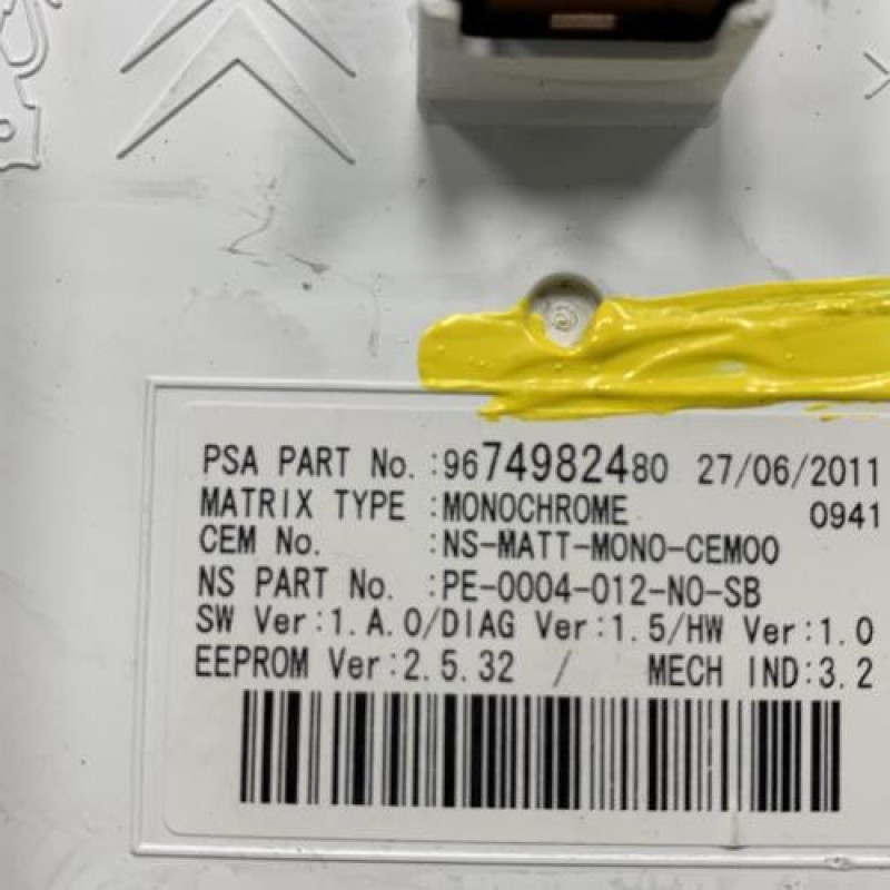 Compteur PEUGEOT 3008 1 Photo n°5