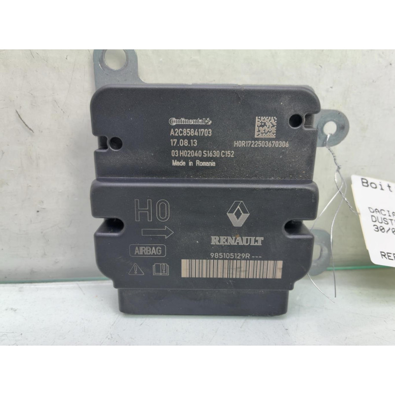 Boitier air bag DACIA DUSTER 1 Photo n°2