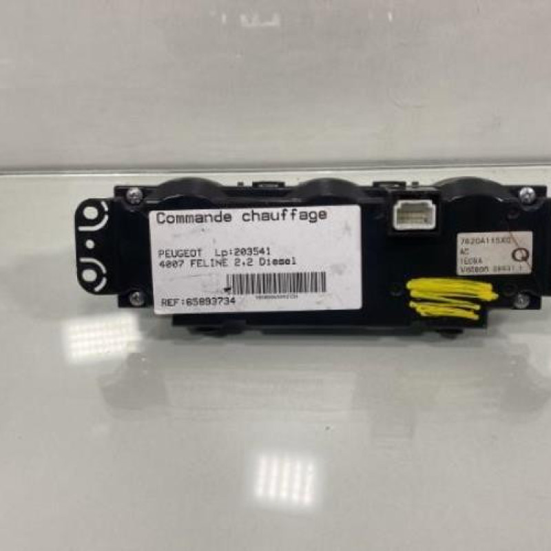 Commande chauffage PEUGEOT 4007 Photo n°2