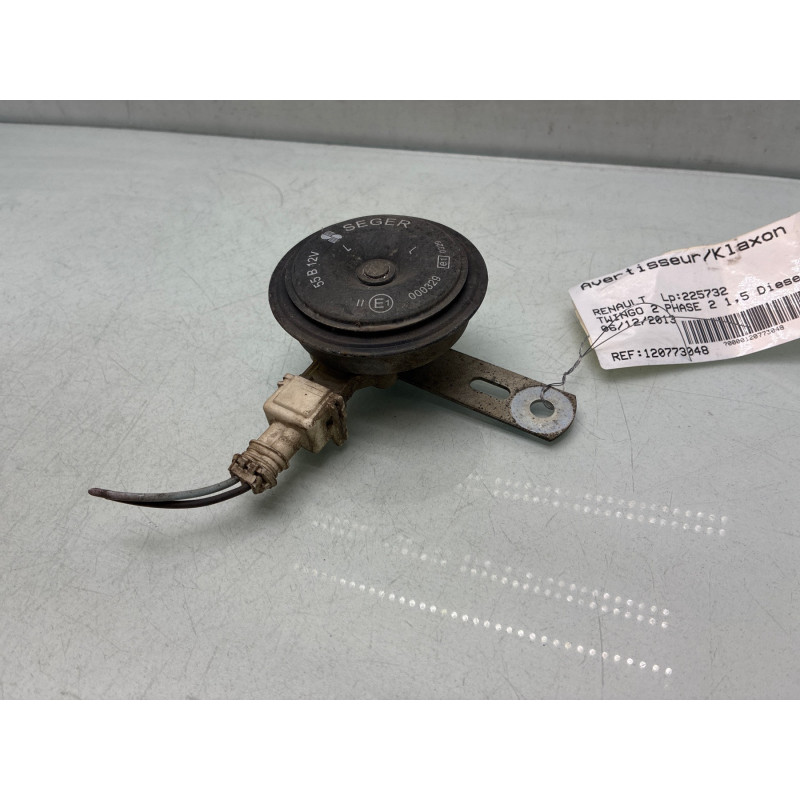 Avertisseur/Klaxon RENAULT TWINGO 2 Photo n°3