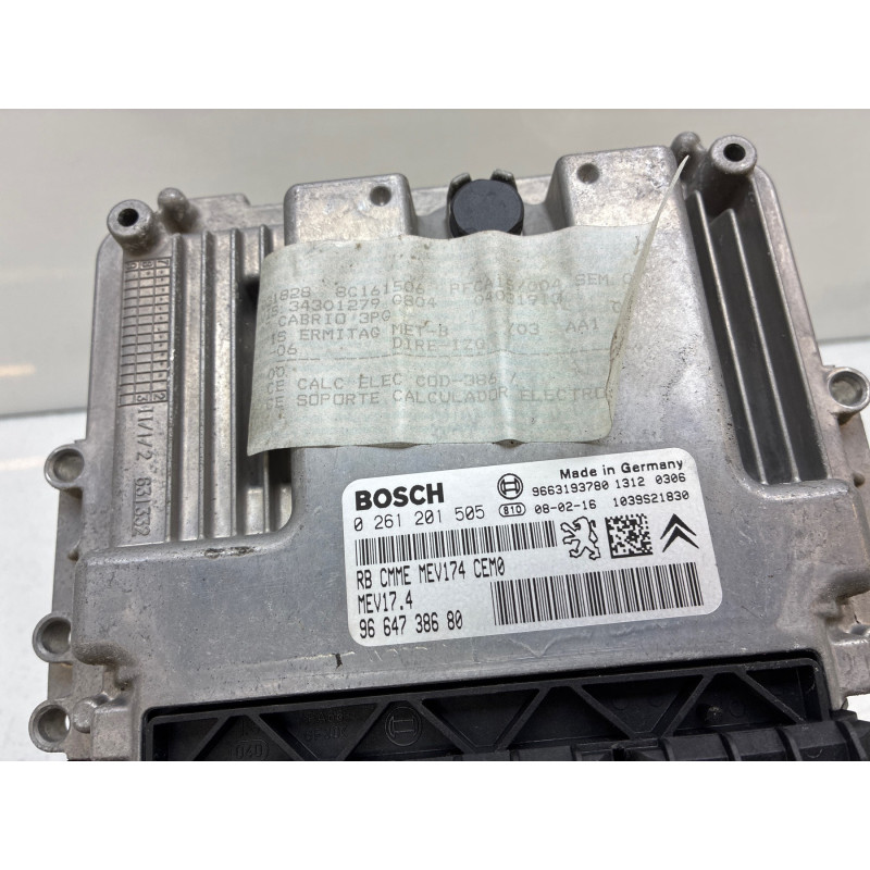 Calculateur moteur PEUGEOT 207 Photo n°4