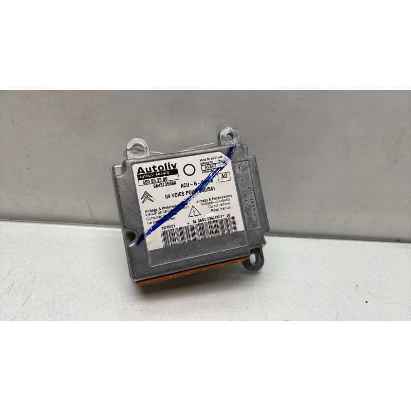 Boitier air bag CITROEN SAXO Photo n°5