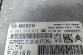 Calculateur moteur CITROEN C3 2