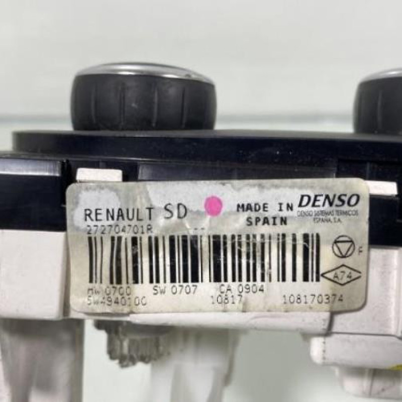 Commande chauffage RENAULT CLIO 4 Photo n°3