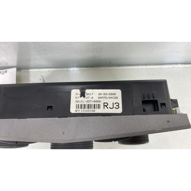 Commande chauffage OPEL ZAFIRA B Photo n°3