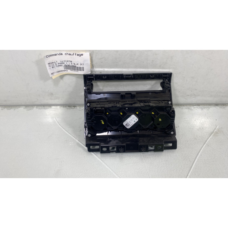 Commande chauffage RENAULT CLIO 5 Photo n°3