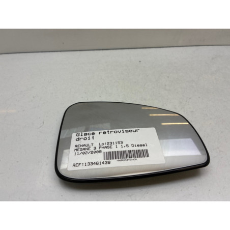 Glace retroviseur droit RENAULT MEGANE 3