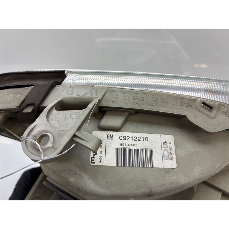 Optique avant principal gauche (feux)(phare) OPEL AGILA A Photo n°7