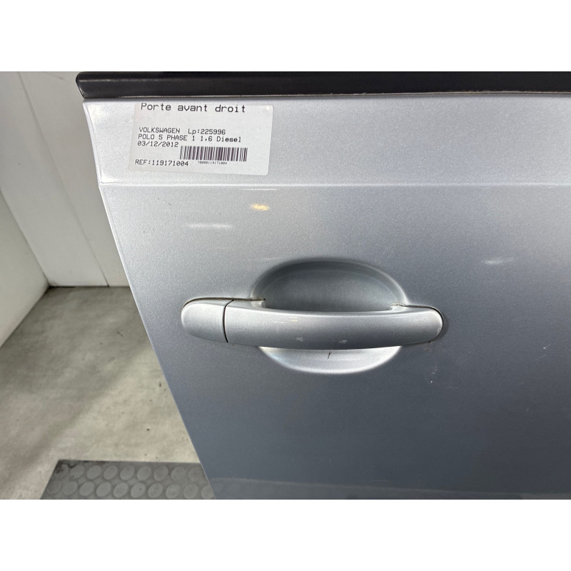 Porte avant droit VOLKSWAGEN POLO 5 Photo n°3