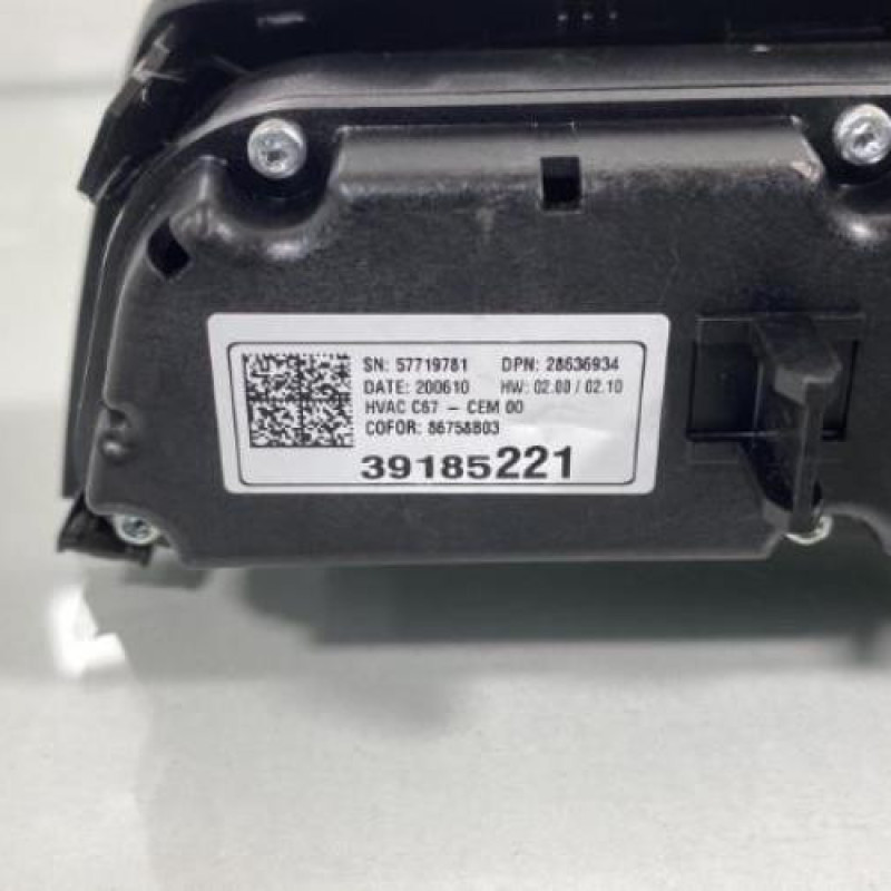 Commande chauffage OPEL CORSA F Photo n°3
