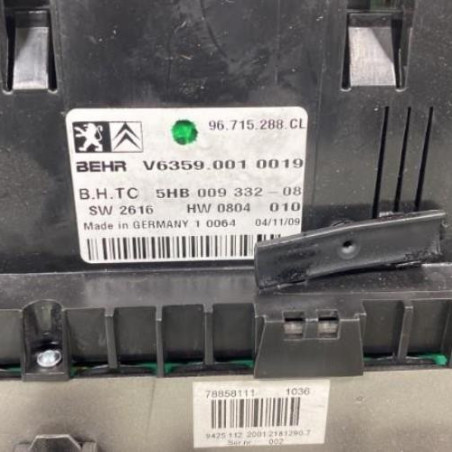 Commande chauffage CITROEN C5 2