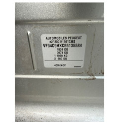 Eclairage de plafonnier PEUGEOT 308 1