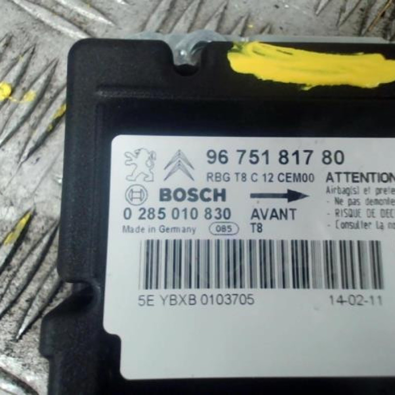 Boitier air bag PEUGEOT 5008 1 Photo n°3