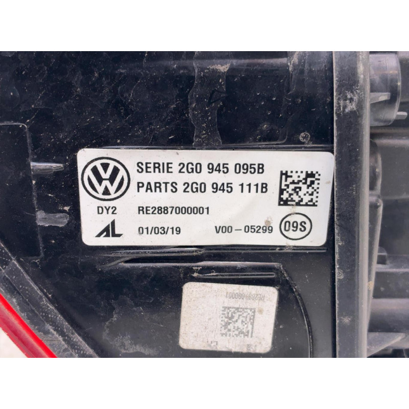 Feu arriere principal gauche (feux) VOLKSWAGEN POLO 6 Photo n°5