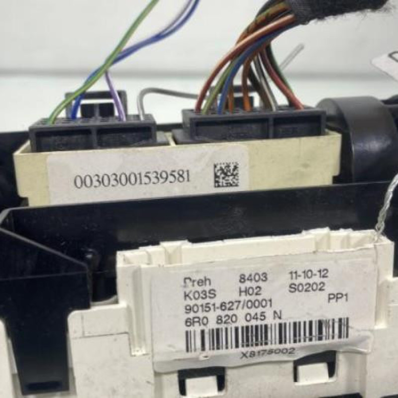 Commande chauffage VOLKSWAGEN POLO 5 Photo n°2