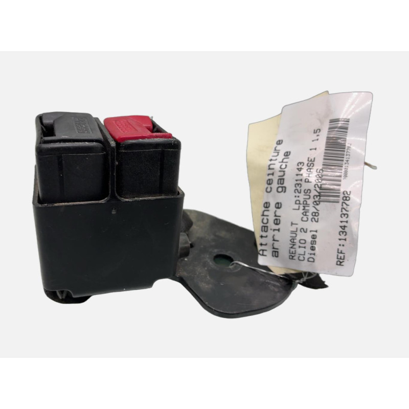 Attache ceinture arriere gauche RENAULT CLIO 2 CAMPUS Photo n°4