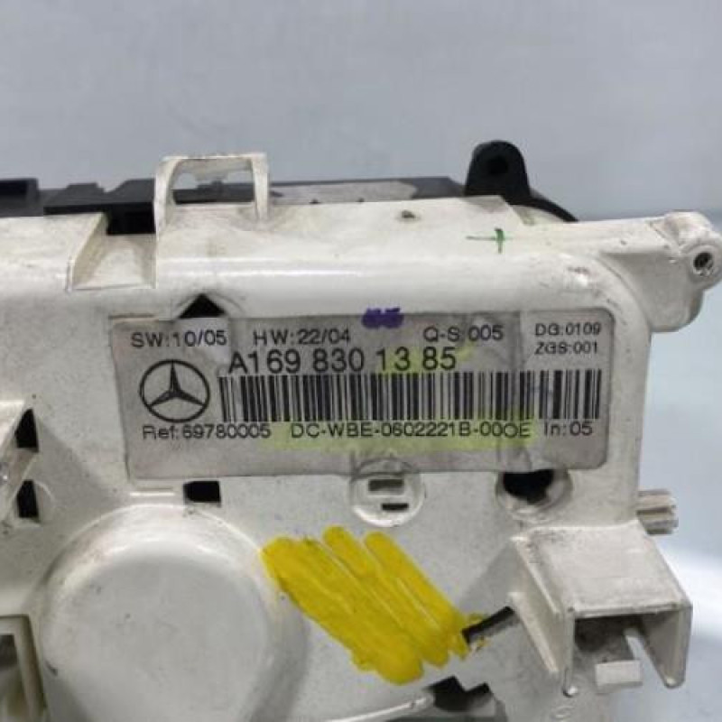 Commande chauffage MERCEDES CLASSE A 169 Photo n°3
