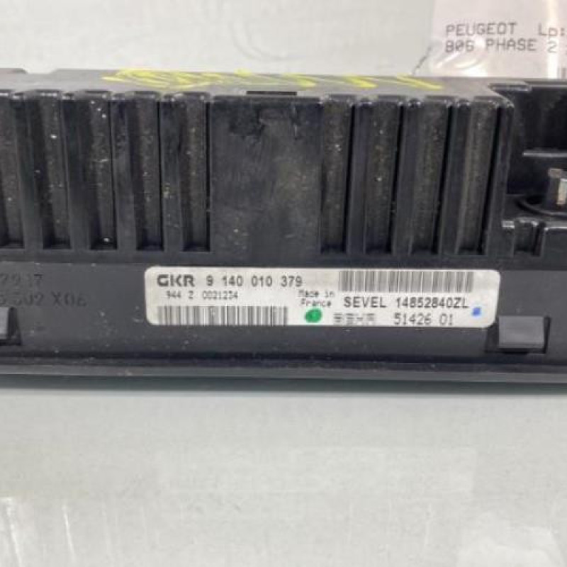 Commande chauffage PEUGEOT 806 Photo n°2