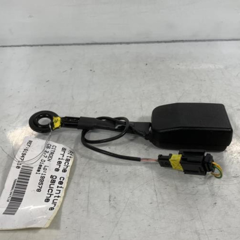 Attache ceinture arriere gauche CITROEN C6 Photo n°3