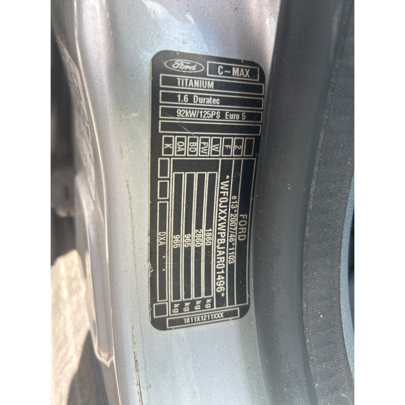 Coquille de retroviseur gauche FORD C-MAX 2 Photo n°16
