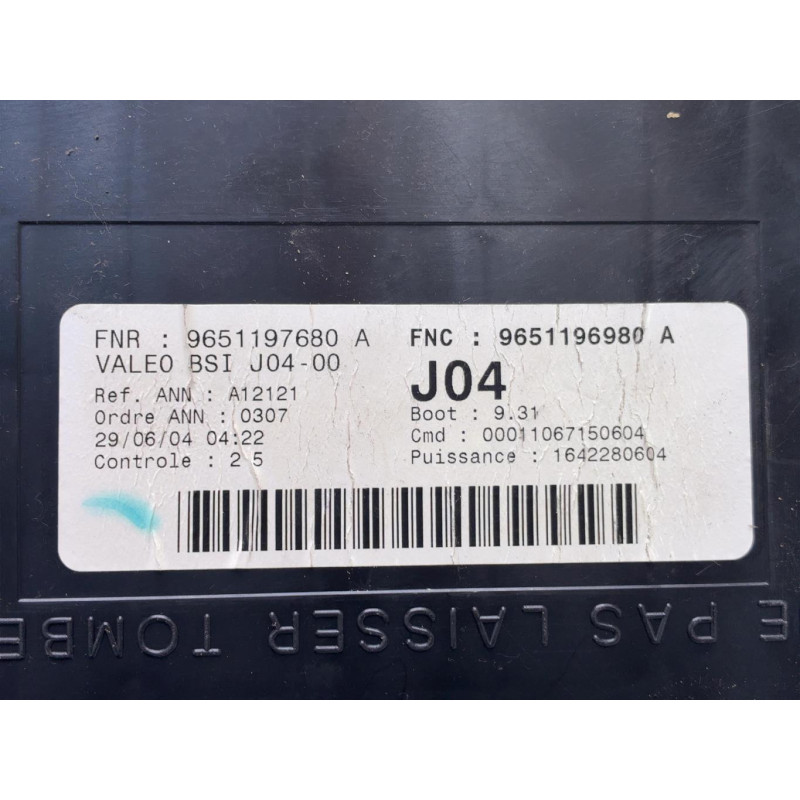 Boitier BSI PEUGEOT 307 Photo n°4