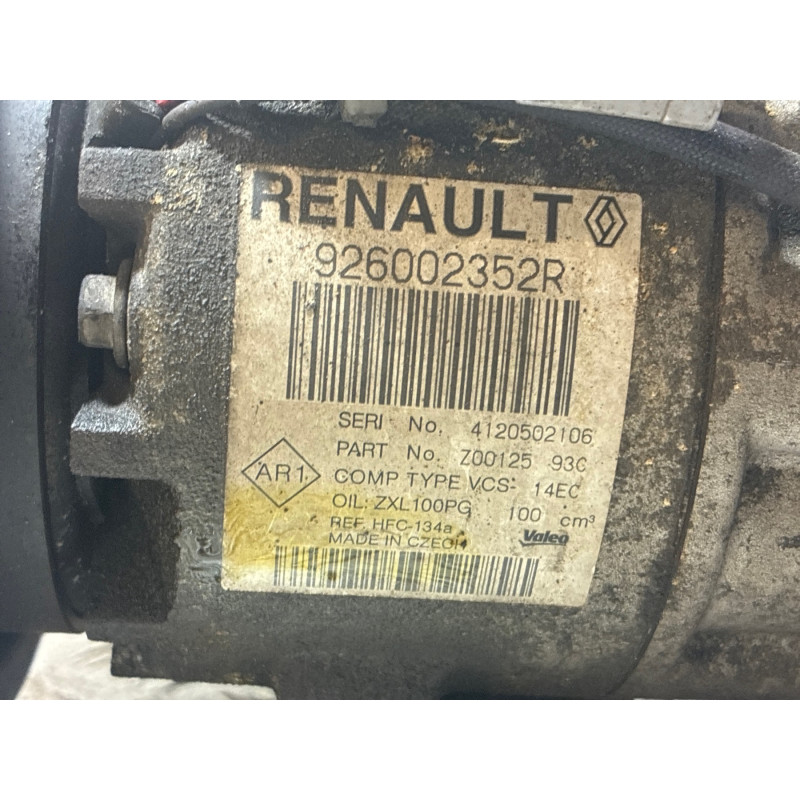 Compresseur clim RENAULT CAPTUR 1 Photo n°5