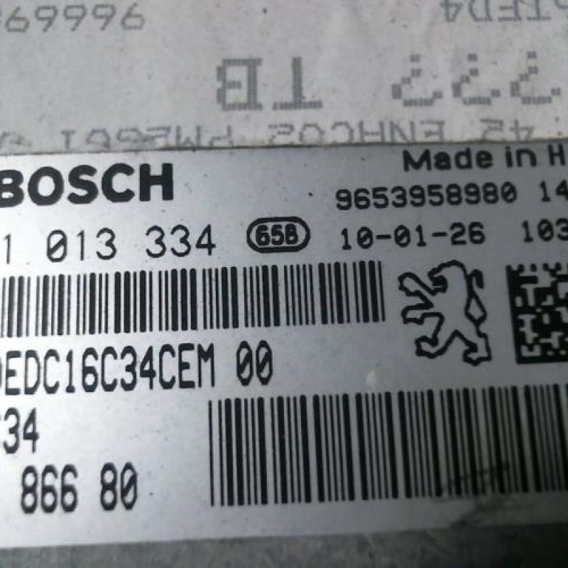 Calculateur PEUGEOT 3008 1 Photo n°2