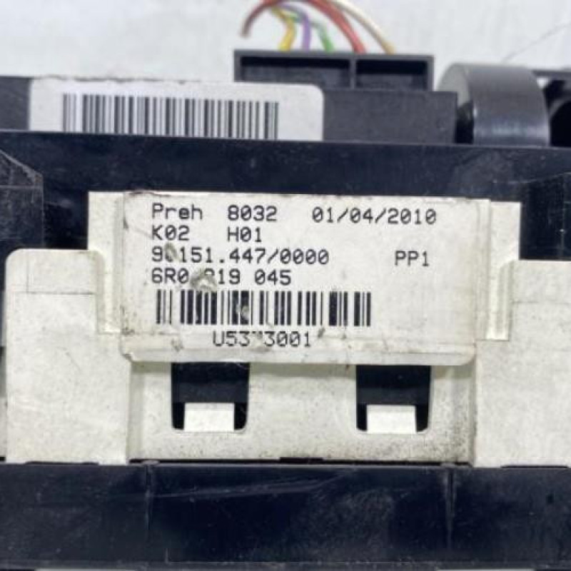 Commande chauffage VOLKSWAGEN POLO 5 Photo n°4