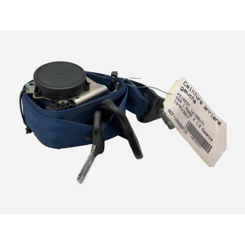 Ceinture arriere gauche PEUGEOT 208 1 Photo n°1
