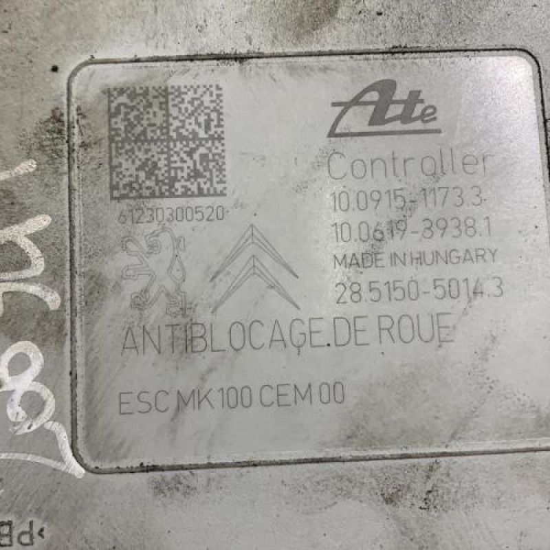 Bloc ABS (freins anti-blocage) CITROEN C3 PICASSO Photo n°4