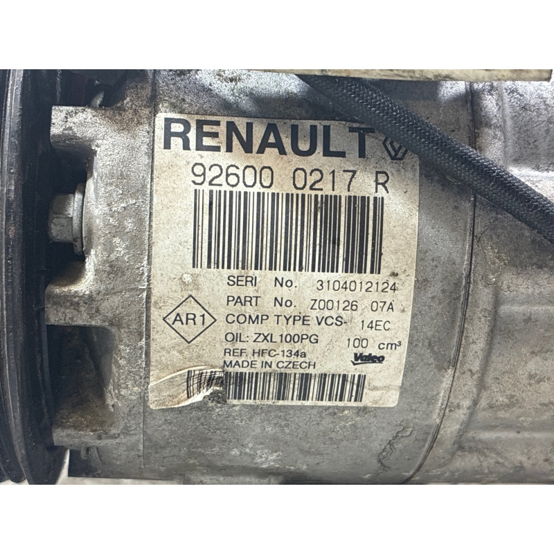Compresseur clim RENAULT GRAND SCENIC 3 Photo n°4