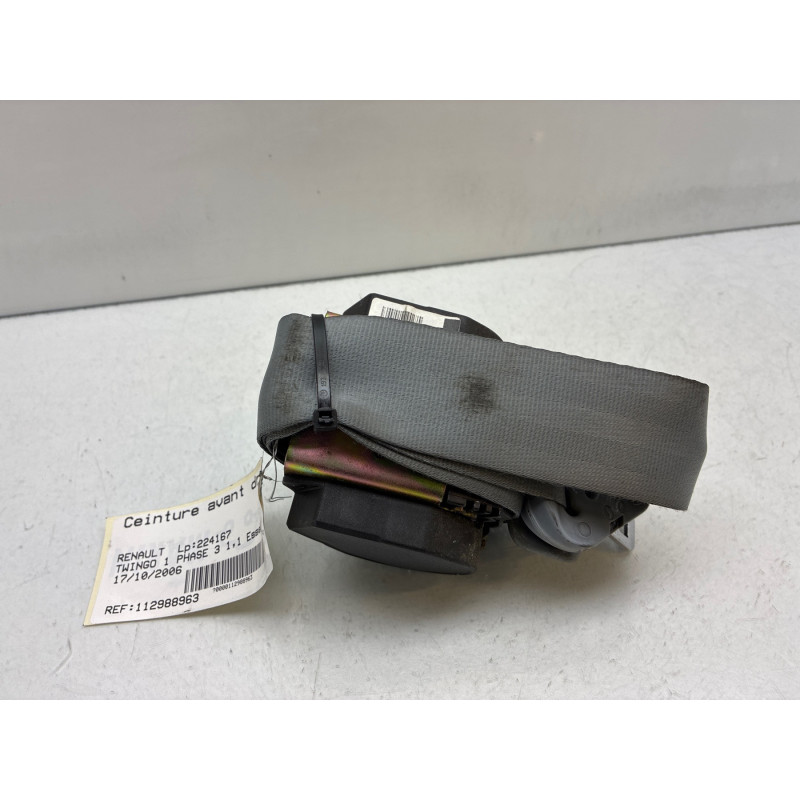Ceinture avant droit RENAULT TWINGO 1 Photo n°3