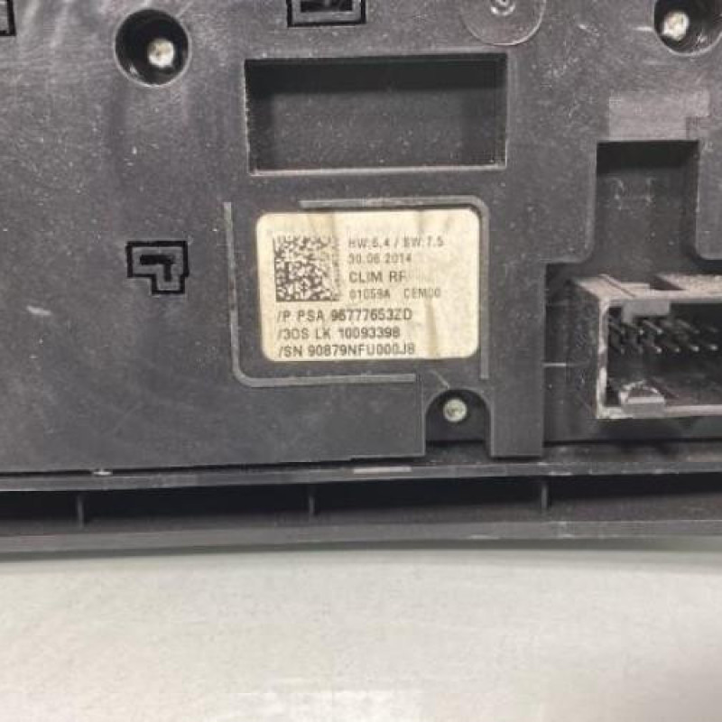 Commande chauffage PEUGEOT 308 2 Photo n°3