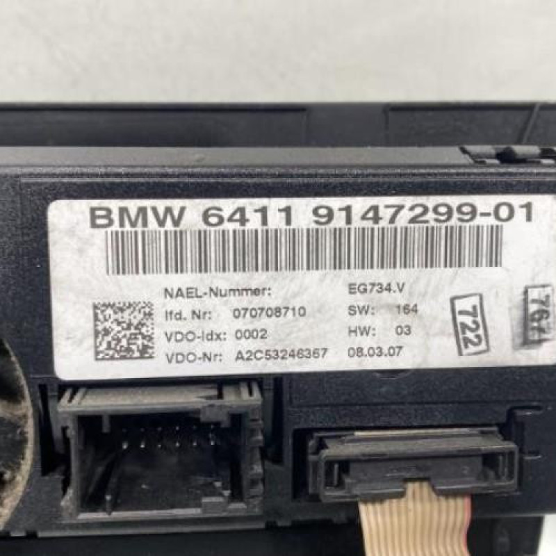 Commande chauffage BMW SERIE 3 E91 Photo n°2