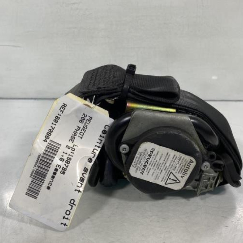Pretensionneur de ceinture avant droit PEUGEOT 206 Photo n°3