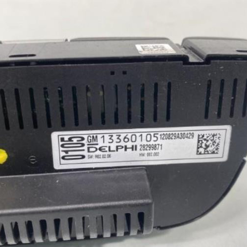 Commande chauffage OPEL MERIVA B Photo n°3