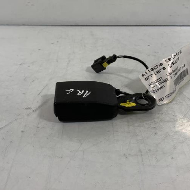 Attache ceinture arriere gauche PEUGEOT 207 Photo n°2