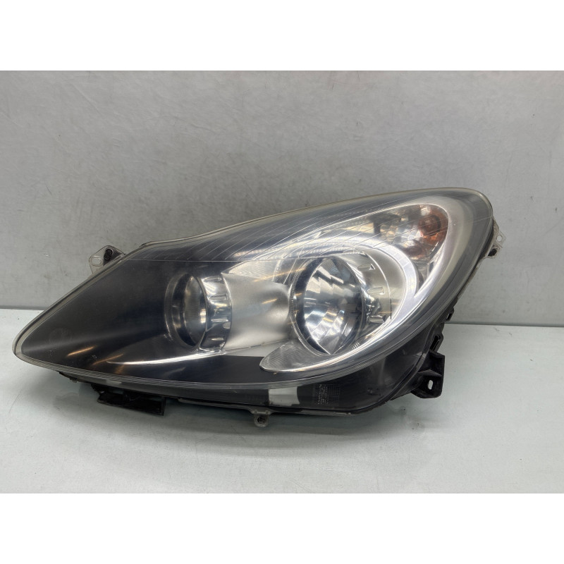 Optique avant principal gauche (feux)(phare) OPEL CORSA D Photo n°2