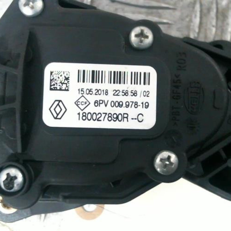Pedalier d'accelerateur RENAULT GRAND SCENIC 4 Photo n°3