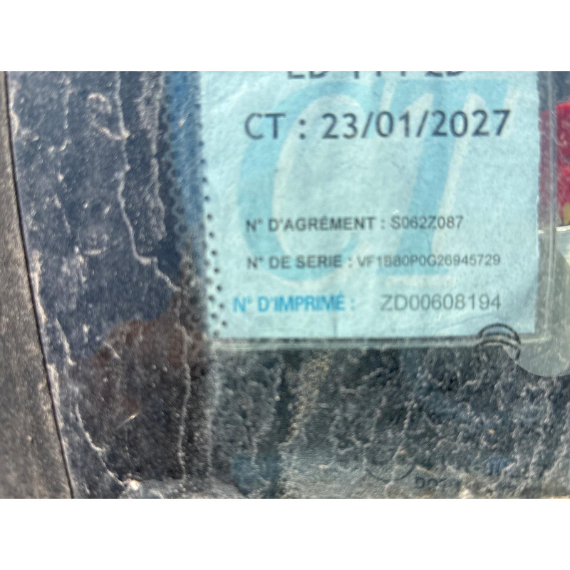 Moteur essuie glace arriere RENAULT CLIO 2 Photo n°20
