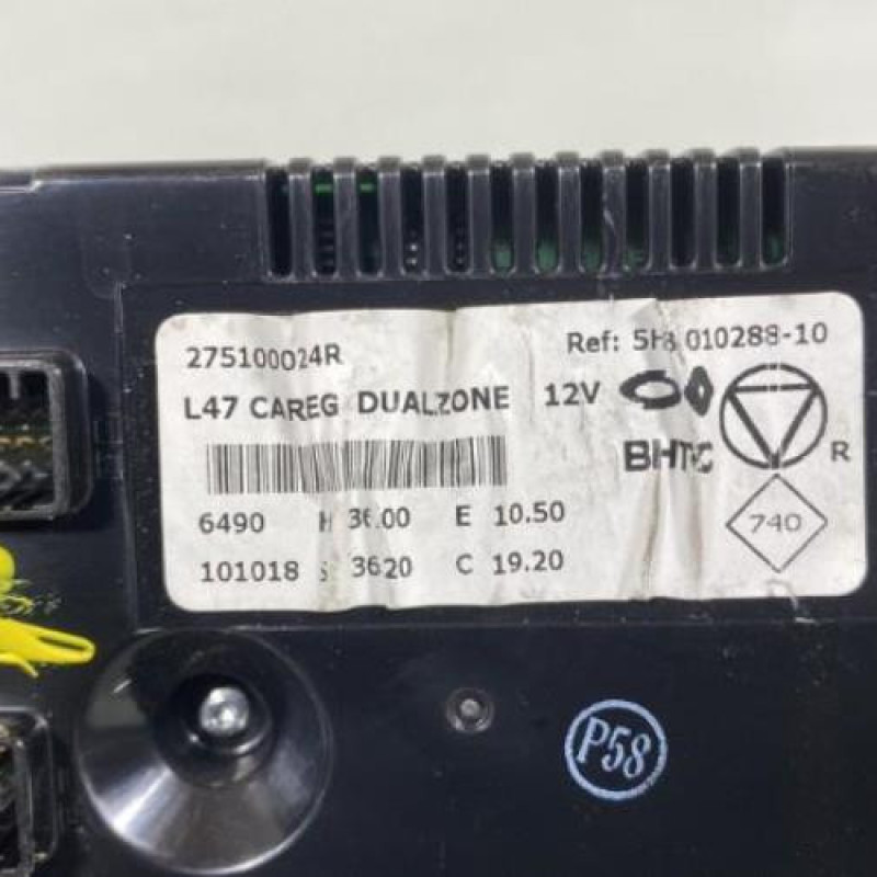 Commande chauffage RENAULT LATITUDE Photo n°4