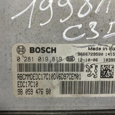 Calculateur moteur CITROEN C3 2