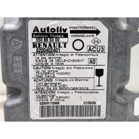Boitier air bag RENAULT TWINGO 1