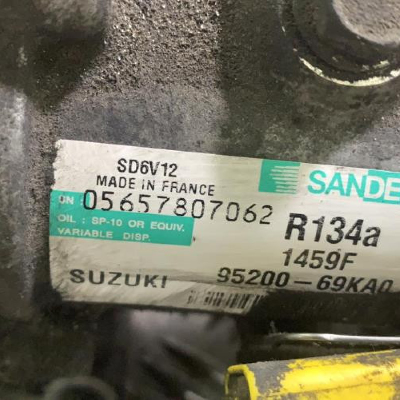 Compresseur clim SUZUKI SX4 1 Photo n°2